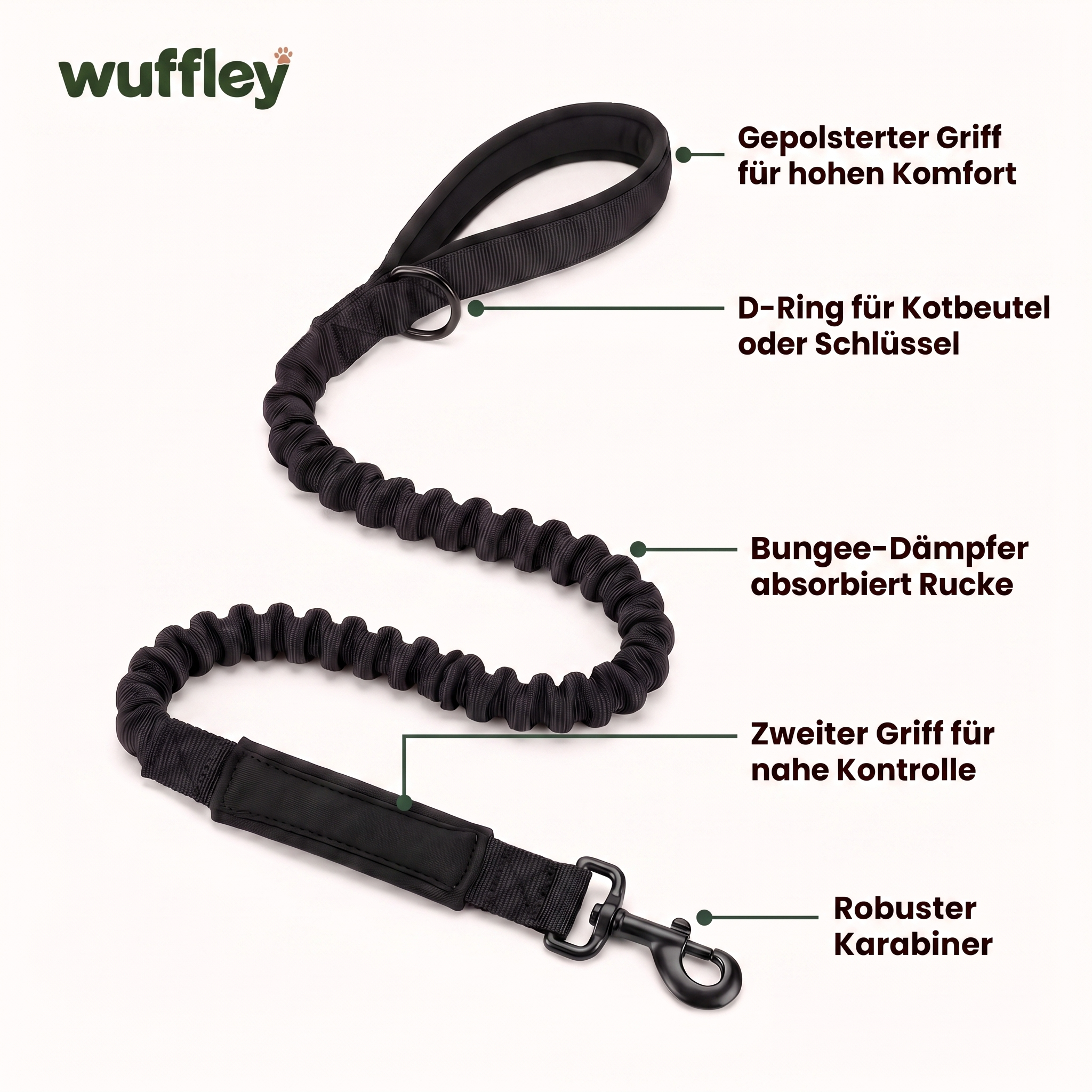 Wuffley Bungee-Leine