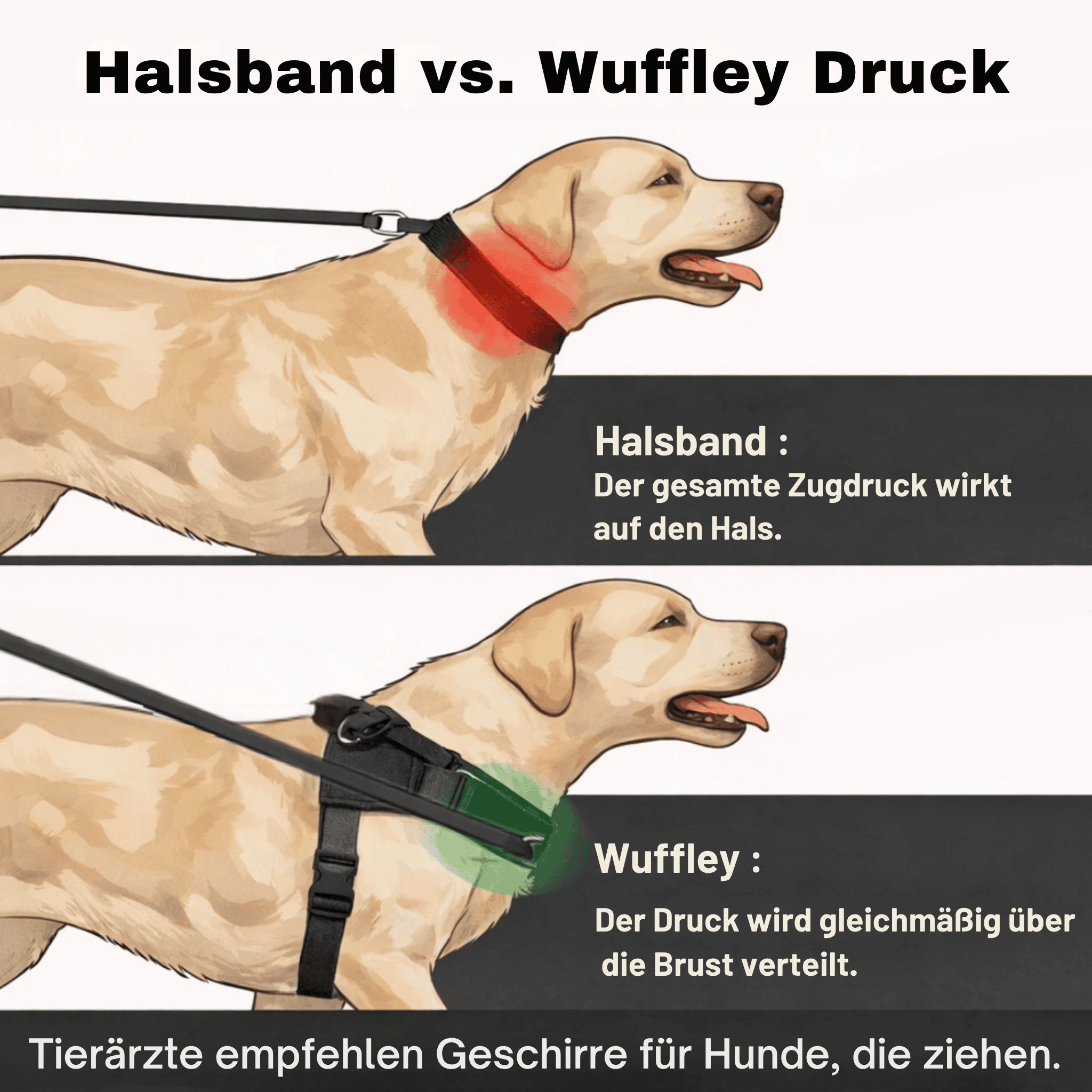 Wuffley No-Pull Geschirr